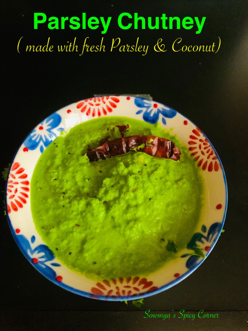 Parsley chutney